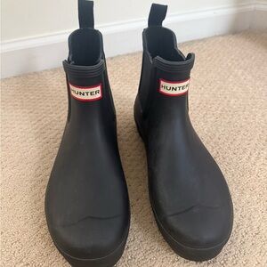 Hunter Women’s Black Chelsea Rain Boots
